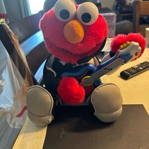 Elmo Plush with Guitar - Red Character Toy
